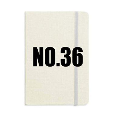 Imagem de Lucky No.36 Número Nome Notebook Capa Rígida Diário Clássico A5 Presente
