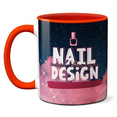 Imagem de Caneca Nail Design A Vida Não É Perfeita Sua Unha Pode Ser (Vermelha)