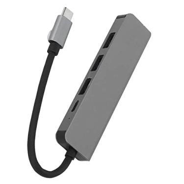 Imagem de Adaptador USB C Hub HDMI, 6 Em 1 Multiport USB C Dock Com 4K HDMI USB3.0 2 USB 2.0 USB C PD, Multiport USB C Dongle para MacBook para Surface Pro 8 para Dell