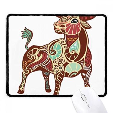 Imagem de Mousepad com símbolo do zodíaco Taurus Constellation Tapete de borracha para jogos