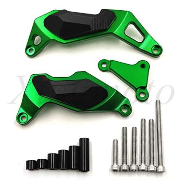 Imagem de NBX- KA-NINJA4-BHK - Protetor de motor verde compatível com NBX- KA-wasaki Ninja 400 2017-2019