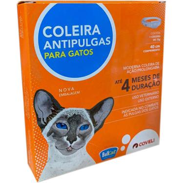 Imagem de Coleira Anti Pulgas Coveli Bullcat para Gatos - 15 g