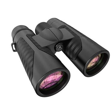 Imagem de Binóculos 12x42, binóculos de alto desempenho Super Bright e Large View à prova d'água, com adaptador universal de telefone - para observação de pássaros, esportes