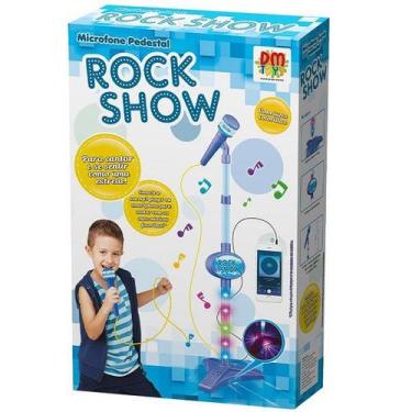 Imagem de Microfone Infantil Com Pedestal Rock Show Dm Toys Dmt5897