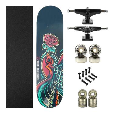 Imagem de Skate Your Face Montado Tori Peças Skatista Olímpiadas-Masculino