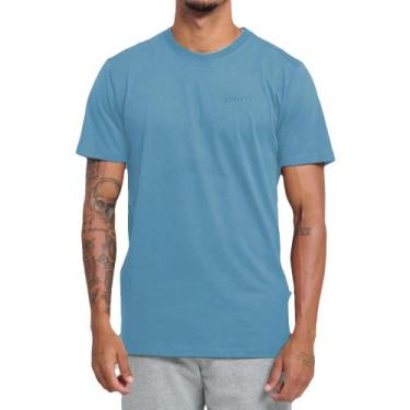 Imagem de Camiseta Oakley Bark Masculina Wt23 Solar Blue