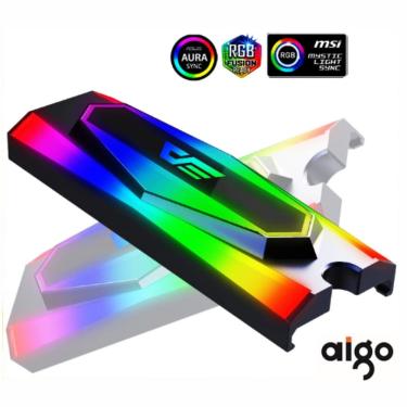 Imagem de Dissipador RGB Cooler M2 Aigo Aluminum 5v Argb M.2 Ssd