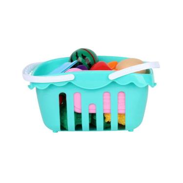 Imagem de Brinquedo infantil de brinquedo de casa vegetais cortados para assistir bebê cortar frutas menino combo