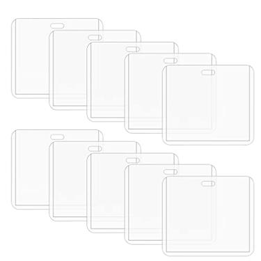 Imagem de Protetor de cartão de vacinação à prova d'água 10 x 7,6 cm CDC registro de imunização cartão de vacina manga ID etiqueta crachá titular