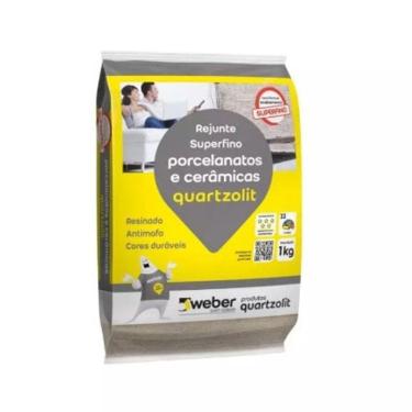 Imagem de Rejunte Para Porcelanatos Branco 5kg - QUARTZOLIT