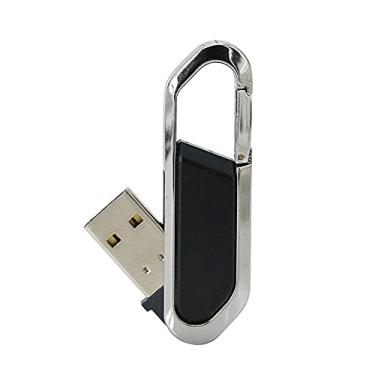 Imagem de 128 GB em forma de mosquetão USB 2.0 Flash Drive Pen Drive Pen Drive USB Stick USB Drive Flash Disk Pen Drive USB Stick U Disk PenDrive (preto)