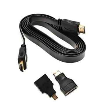 Imagem de MOUDOAUER Cabo HDMI 1080p HDMI para Mini e Micro Adaptador Kit Conjunto para Tablet Android PC Acessório