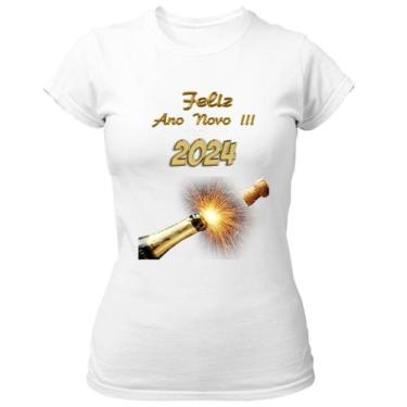 Imagem de Camiseta Baby Look Ano Novo Estouro Champagne - Alearts