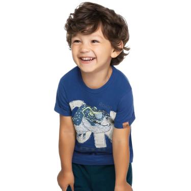 Imagem de Infantil - Camiseta Menino On Mode Elian Azul Escuro  menino