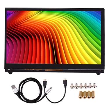 Imagem de Tela de toque capacitiva de 7 polegadas HD IPS Monitor portátil pequeno de resolução 1024 * 600 com interface USB HD compatível com ferramenta educacional Raspberry Pi