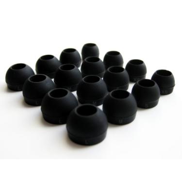 Imagem de Fones de ouvido intra-auriculares confortáveis com 16 peças (B-4sz) compatíveis com Sony Ericsson HPM-70, HPM-75, HPM-77, HPM-82, HPM-90, HBH-DS220, HBH-DS970, HBH-DS980 e MW600