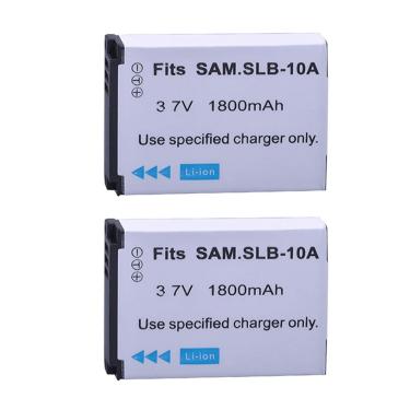 Imagem de Bateria da câmera batmax 2 peças 1800mah modelo slb10a slb 10a bateria para samsung ex2f wb150f