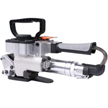 Imagem de U.S. SOLID Ferramenta pneumática para cintas de embalagem, máquina de cintar portátil para cinto PP e PET, largura de 1,27 cm com tensão máxima de 3500N, para cintas de 0,4 a 1,2 mm