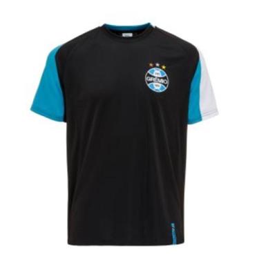 Imagem de Camiseta Grêmio Waves Masculino - Preto E Turquesa - Spr