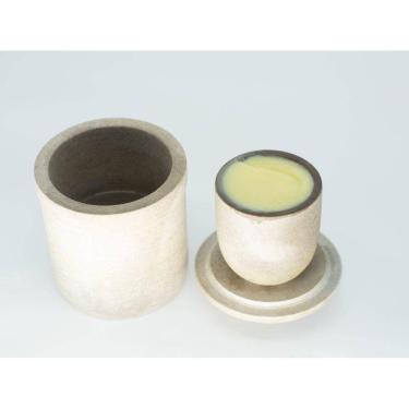 Imagem de Manteigueira francesa em pedra sabão - clara