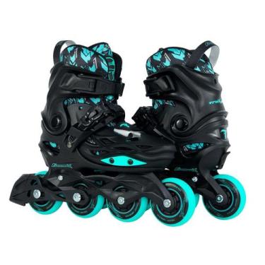 Imagem de Patins Traxart Freemix Preto Inline Infantil - 68/70mm  - Abec-9