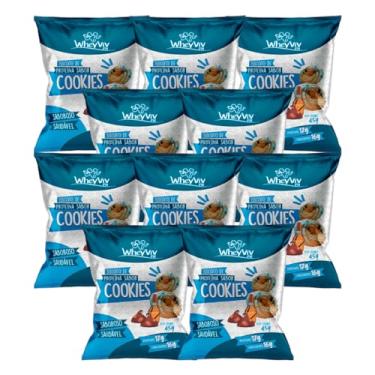 Imagem de kit 10 WheyViv Biscoito de Proteina Sabor Cookies
