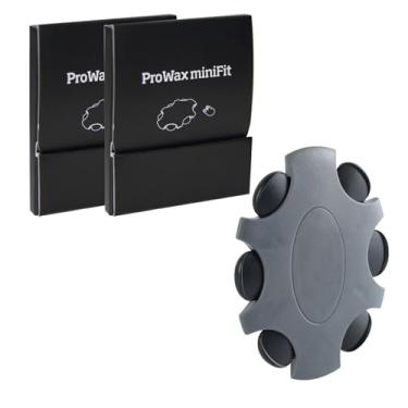 Imagem de Filtros de proteção de cera para aparelho auditivo ProWax MiniFit Kit de limpeza transparente de substituição para Oticon (pacote com 2), para filtros de cera de substituição Oticon ProWax MiniFit