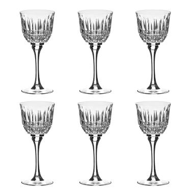 Imagem de Jogo de tacas vinho branco em cristal Strauss Clássicos 225.069 6 peças 330ml