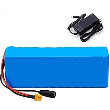 Imagem de 48v 20ah 1000w 13s3p 48v bateria de íon de lítio para 54.6v e-bike scooter de bicicleta elétrica com bms + 54.6v carregador xt60 plug