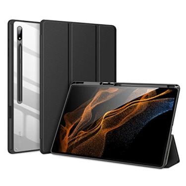 Imagem de Capa Anti Impacto Dux Ducis Modelo Toby Compatível com Galaxy Tab S10 Ultra / S9 Ultra / S8 Ultra (14.6 Pol) (Preto)