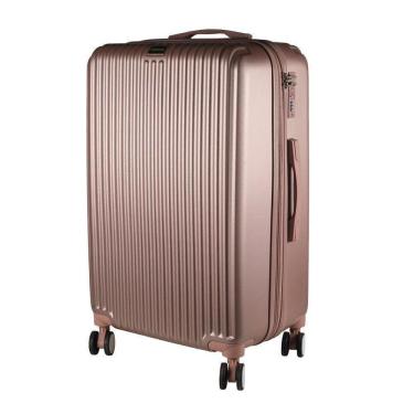 Imagem de Mala Grande 35Kg Expansível Rosé Style Ultra Leve Giratória