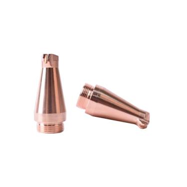 Imagem de Startnow 5 peças/lote bocal de cabeça de soldagem a laser bicos de solda de cobre para CQWY peças de máquina de solda manual a laser (OSPRI-D (alimentação de fio), 5 peças/lote)