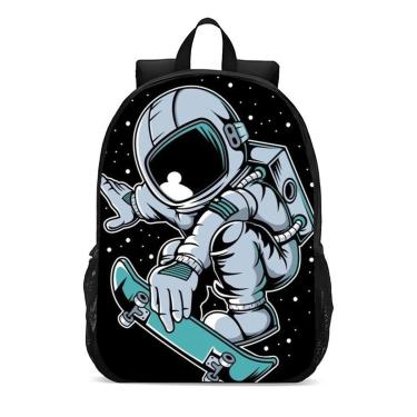 Imagem de Mochila Escolar Infanto Juvenil Astronauta Novidades 0404-Unissex