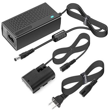 Imagem de Kit Adaptador de energia Kimaru ACK-E6 com acoplador DC DR-E6 e bateria fictícia LP-E6/LP-E6N para câmeras Canon R7, 80D, 90D, 5D Mark IV, 6D, 7D, 6D Mark II, 7D Mark II, 60Da, 5Ds e 5Ds R