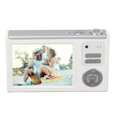 Imagem de Câmera Digital, Câmera de Vlogging Com Foco Automático 4K HD Com Cartão de Memória 32G, Câmera de Vídeo Fotográfica de 2,8 Polegadas 68 MP, Câmera de Viagem Recarregável