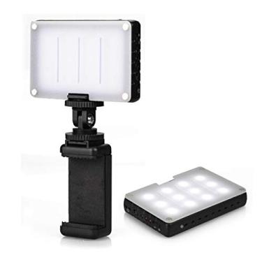Imagem de Iluminador de LED Mini para Celular Com Suporte e Bateria