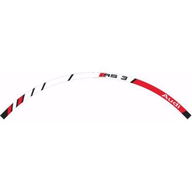 Imagem de Friso Roda Refletivo Adesivo Carro Audi Rs3 Aro 17' Vermelho - Resitan