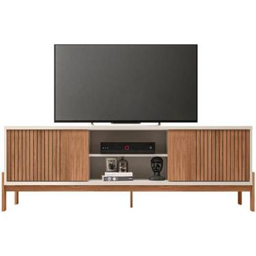 Imagem de Rack para TV 72 2 Portas Caemmun Tannen 1.8, Freijó e Off White