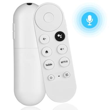 Imagem de Controle remoto de substituição de voz G9N9N para Google Chromecast 4k Snow TV