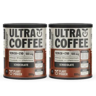 Imagem de 2x Ultra Coffee Plant Power Chocolate 220g, Chocolate