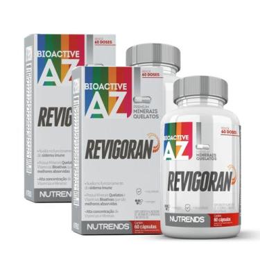 Imagem de 2x Revigoran Az Bioactive Premium Nutrends 60 Cápsulas, Sem Sabor