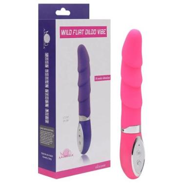 Imagem de Vibrador 10 Vibrações Wild Flirt Dildo Vibe Vipmix, Rosa