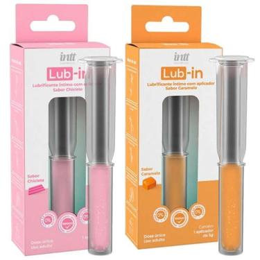 Imagem de Lub-in lubrificante íntimo com aplicador 5g intt wellness, Caramelo