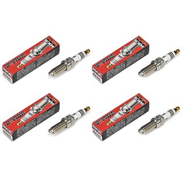 Imagem de HKS Velas de ignição M45 Super Fire Iridium Pacote com 4 compatíveis com Mitsubishi Evolution X 2008-15