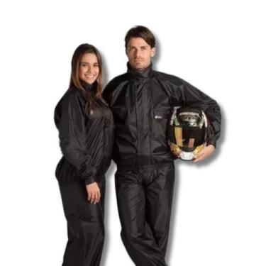 Imagem de Conjunto capa de chuva alba europa nylon motoqueiro masculin, EG