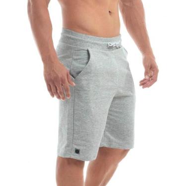 Imagem de Bermuda Masculina Moletom Básica Lisa Shorts Moletinho Benellys, P, Ci