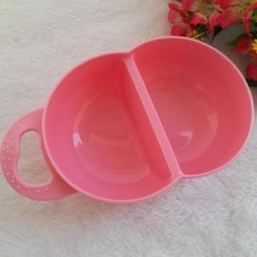 Imagem de Papeiro Porta Alimento com Divisória Marmita para Bebê com Colher - Pl