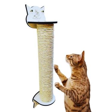 Imagem de arranhador gato de parede E brinquedo pet interativo - FN PETS