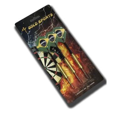 Imagem de Kit de Dardos Gold Sports Brasil 18 gramas, Unissex, Colorido, Único