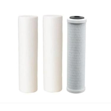 Imagem de Kit Refil Filtro 3 Estágios Tira Cloro - Hidrofiltros